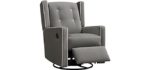 Baby Relax Mikayla - Glider Swivel Recliner for a Nursery