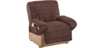 Collections ETC Doamond-Shape - Quilted Recliner Covers with Pockets