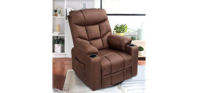 Esright Coffee - Fabric Massage Ergonomic Recliner