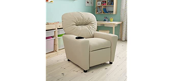 Flash Furniture Vinyl - Affordable Recliner for Children