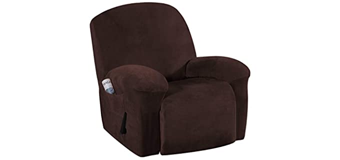 H.Versailtex Stretch - Stretchable Recliner Covers with Pockets