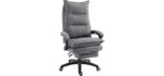 Vinsetto Adjustable - Swivel Recliner with Wheels