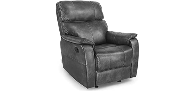 Hitwby Leather - Rocker Recliner