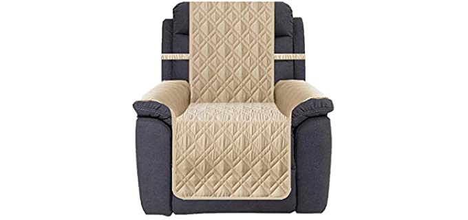 Ameritex Non-Slip - Waterproof Cover for Leather Recliner