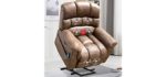 Canmov Leather - Recliner with USB Port