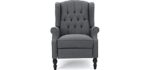 GDF Studio Elizabeth - Small Bedroom Recliner