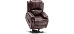 Mcombo Small - Petite Recliner for Living Rooms