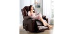 Easeland Power Lift - Small Genuine Leather Recliner