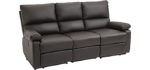 Homcom Modern - Three-Seater Recliner Sofa