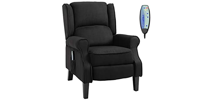 Homcom Wingback - Heated Recliner