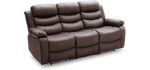 Mellcom PU Leather - Reclining Sofa