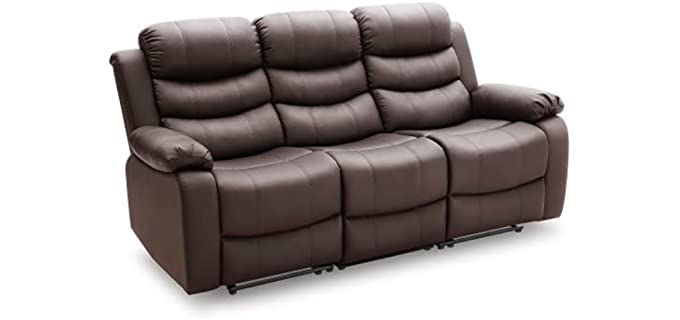 Mellcom PU Leather - Reclining Sofa