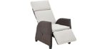 Erommy Adjustable - Rattan Recliner Chair