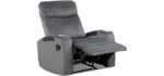 Giantex Manual - Fabric Push Back Recliner