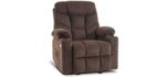 Mcombo Rocker - Rocker Recliner with Cup Holders