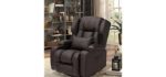 Obbolly Manual - Push Back Recliner with Cup Holders