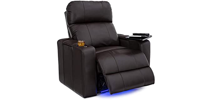 Seatcraft Julius - Big and Tall Recliner with Cup Holder
