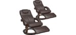 RecPro Charles - Office Chair Recliner Set