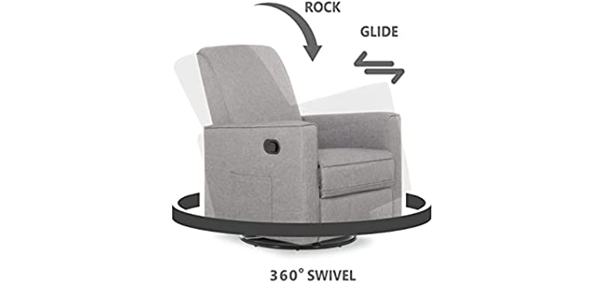 Glider Recliner for a Nursery