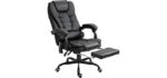 Vinsetto Vibrating - Reclining Office Chair
