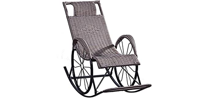 Xzgden Folding - Outdoor Rocking Recliner