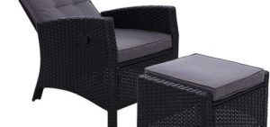 Recliner with Ottoman Outdoor