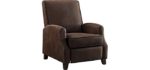 Homelegance Walden - Modern Recliner for Small Spaces
