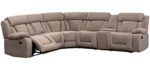 Milton Greens Emerald - Manual Sectional Sofa with Recliner