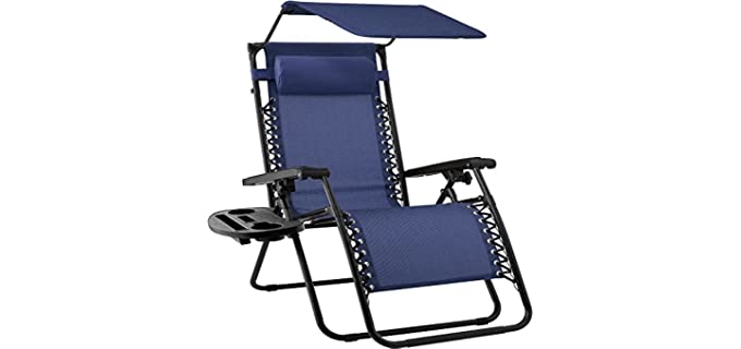 Best Choice Products Zero Gravity - Reclining Camping Chair with Umbrella