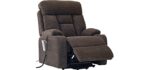 Irene House Fabric - Lay Flat Recliner for Elderly to Sleep In