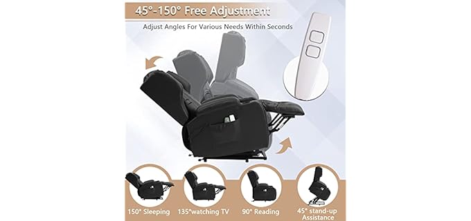 Best Power Recliners with Heat and Massage (August/2026) - Recliner ...