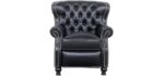BarcaLounger Presidential Manual Recliner – Wenlock Onyx