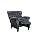 BarcaLounger Presidential Manual Recliner – Wenlock Onyx