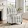 Blissabod Pushback Recliner Chair, Modern Wingback Recliner, Stripe Gray