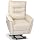 EONIX Dual Motor Wall Hugger Power Lift Recliner Chair, 5'6'', Cream White