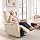 EONIX Dual Motor Wall Hugger Power Lift Recliner Chair, 5'6'', Cream White