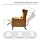 HULALA HOME Wingback Recliner Chair with Lumbar Pillow, Camel