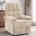 Korser Power Recliner Chair, Electric Recliners for Adults, Small Recliners for Small Spaces, Upholstered Recliner with USB & Type-C Charging Ports, Nursery Chair for Living Room, Chenille, Khaki