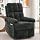 Korser Power Recliner Chair, Electric Recliners for Adults, Small Recliners for Small Spaces, Upholstered Recliner with USB & Type-C Charging Ports, Nursery Chair for Living Room, Chenille, Black