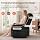 Korser Power Recliner Chair, Electric Recliners for Adults, Small Recliners for Small Spaces, Upholstered Recliner with USB & Type-C Charging Ports, Nursery Chair for Living Room, Chenille, Black