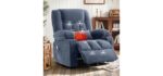 MAHOMICO Rocker Recliner Chair with Massage and Heat