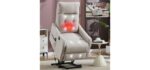QKFF Small Power Lift Recliner Chair for Small Spaces with Massage & Heat