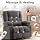 Swivel Rocker Recliner Chair with Vibration Massage and Heat Ergonomic Lounge Chair for Living Room with Rocking Function and Side Pocket, 2 Cup Holders, USB Charge Port