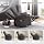 Swivel Rocker Recliner Chair with Vibration Massage and Heat Ergonomic Lounge Chair for Living Room with Rocking Function and Side Pocket, 2 Cup Holders, USB Charge Port