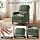 VKNOW Recliner Chair, Fabric Recliner with Adjustable Back, Green