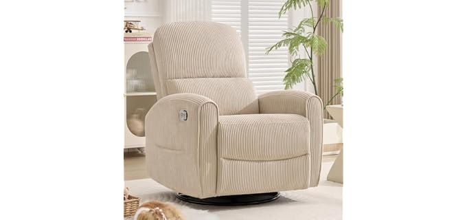 Aemeios Swivel Glider Recliner