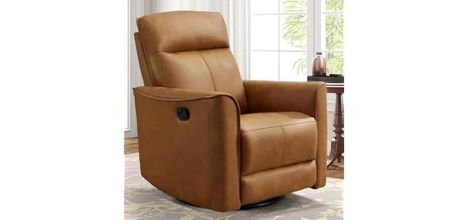 Canmov Swivel Glider - Leather Rocker Recliner Canmov Swivel Glider