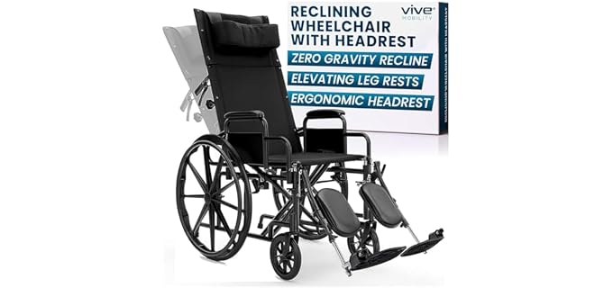 Vive Mobility Wheelchair Recliner - Reclining Wheelchair Vive Mobility Wheelchair Recliner